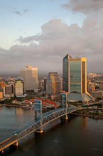 The Jacksonville skyline