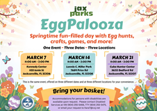 Colorful flyer with pastel colors, Easter Eggs and flowers