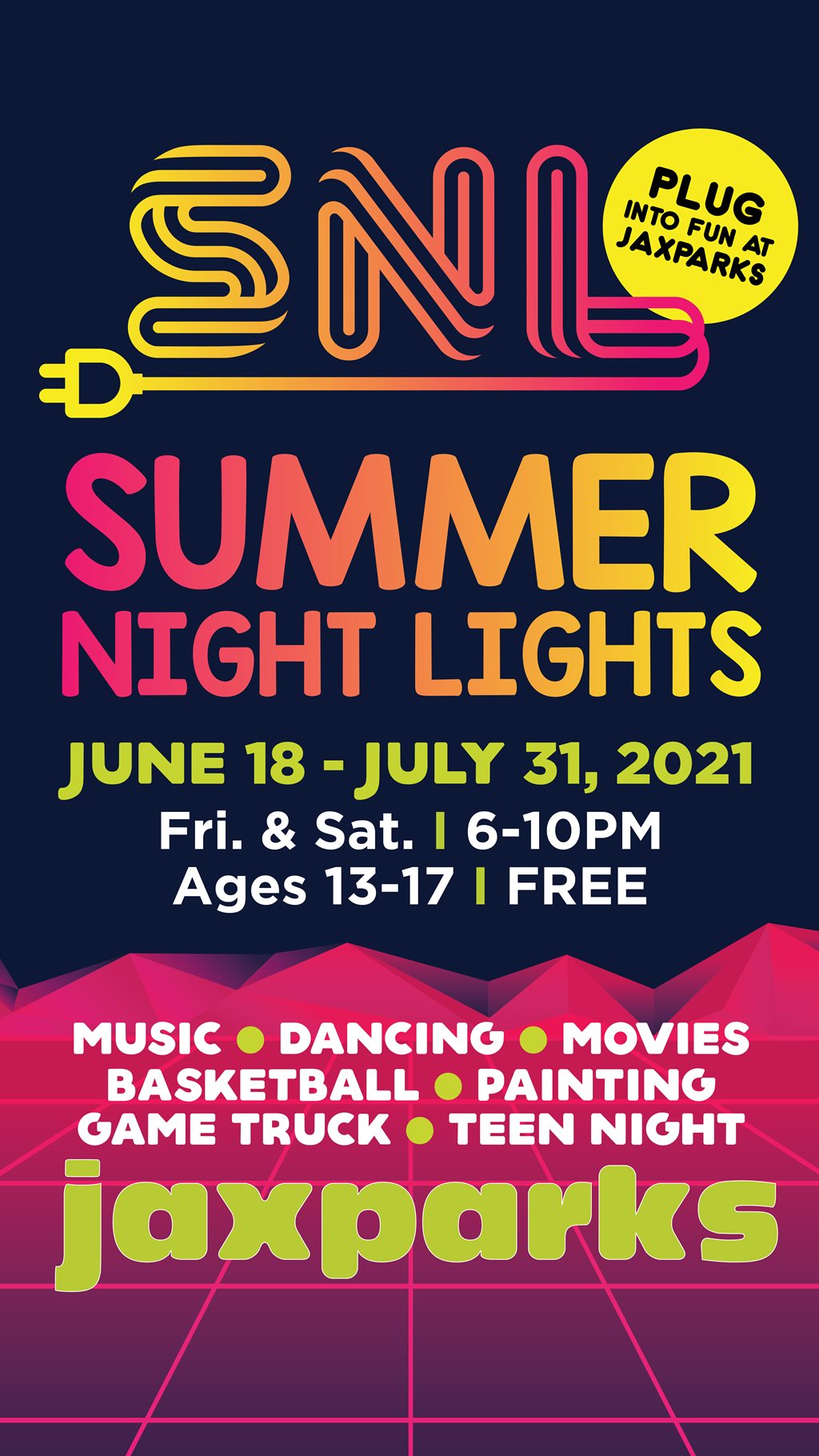 JaxParks Summer Night Lights 2021