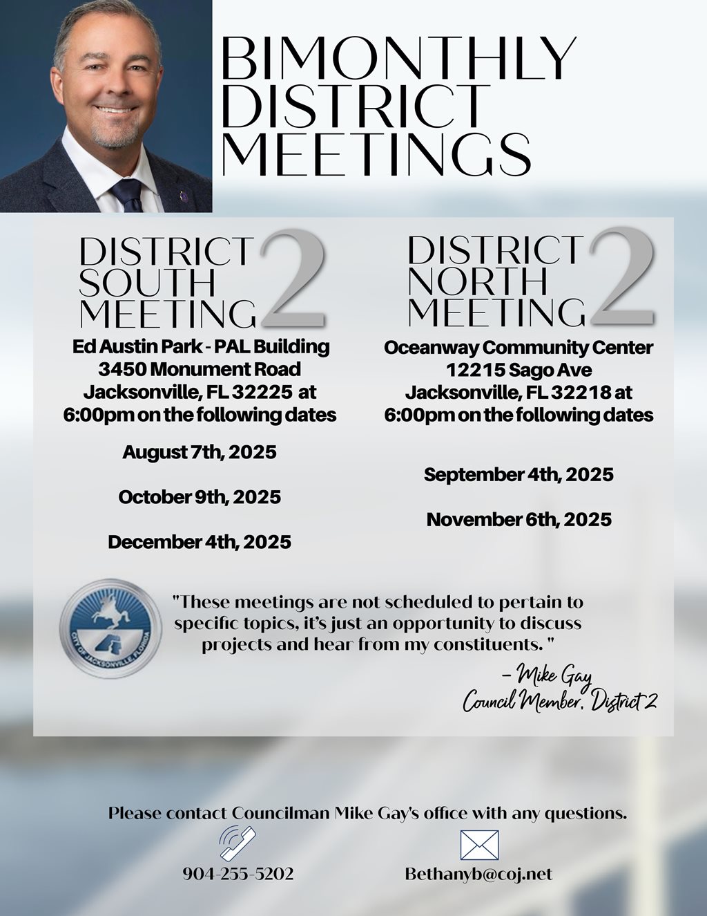 District 2 Bimonthly Meeting  