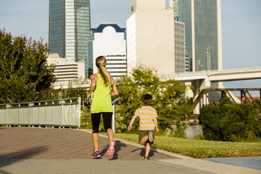 Northbank Riverwalk & Corkscrew Park