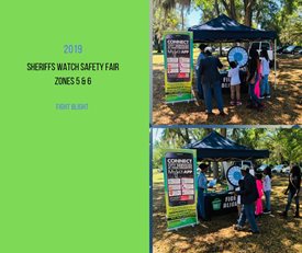 Fight Blight booth at 2019 Sheriffs Watch Safety Fair