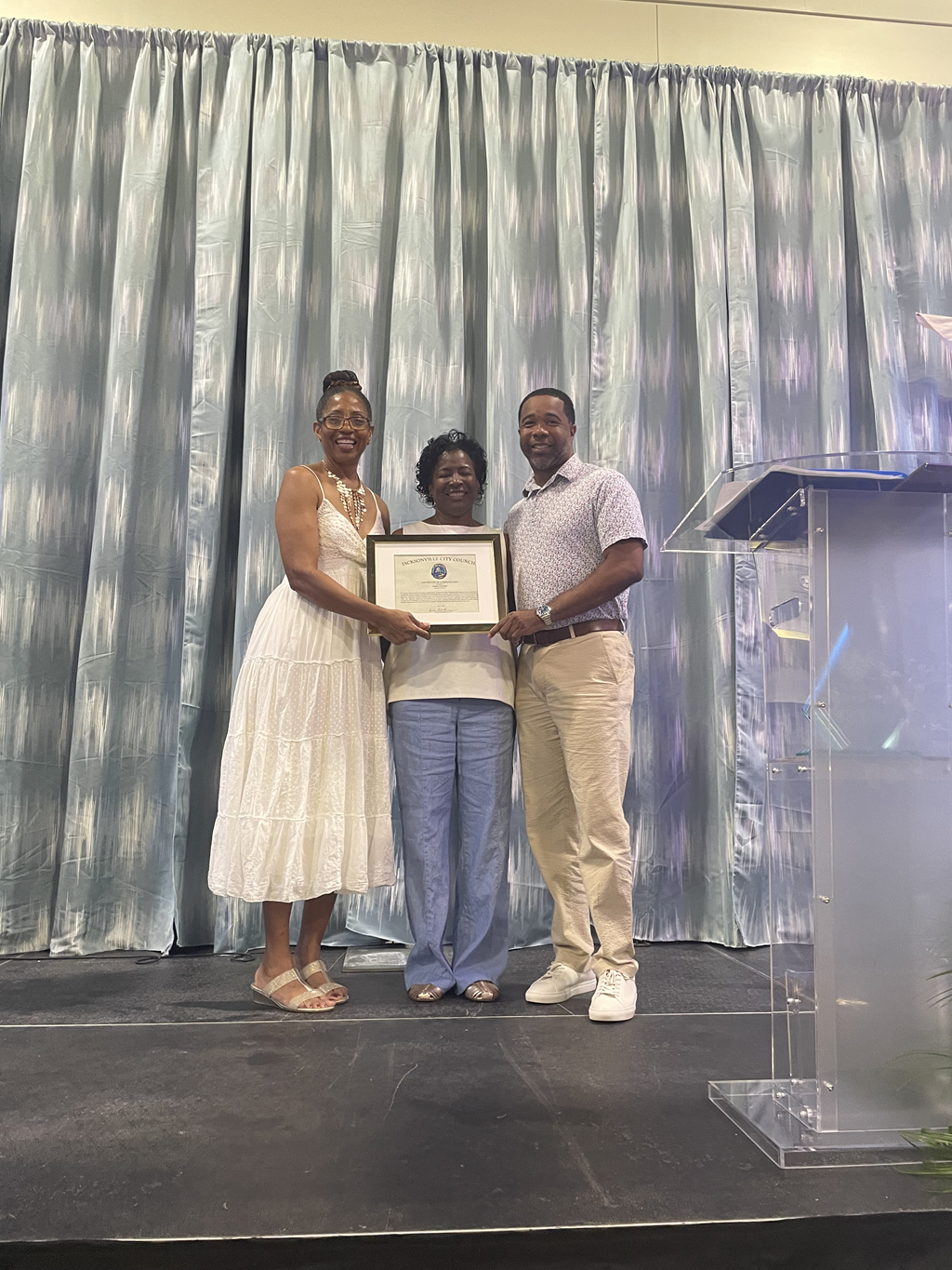 CM Clark-Murray; Chief Gloria Crawford; Director Daryl Joseph