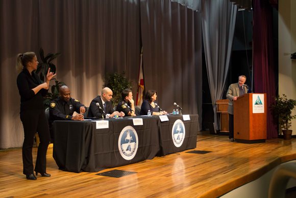 The Community Conversation addressing Youth Violence on Feb. 11, 2016