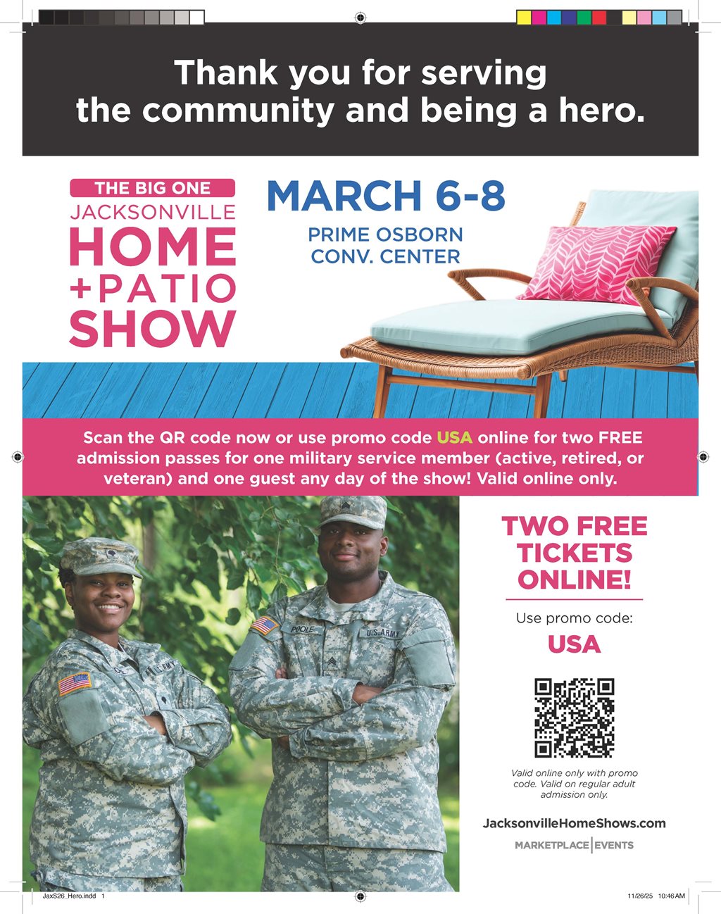 TWO FREE TICKETS TO HOME AND PATIO SHOW