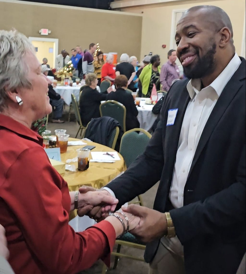 Author Jane Fleetwood with CM Johnson