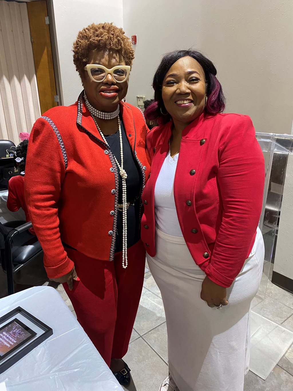 Council Member Pittman and Cathy Dupont