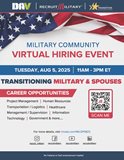 MILITARY COMMUNITY VIRTUAL HIRING EVENT