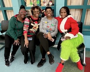 Jennifer-McKnight,-Belinda-Davis,-Celeste-McCary-Celestine-Mills-Volunteers-at-the-Senior-Holiday-Luncheon.jpg