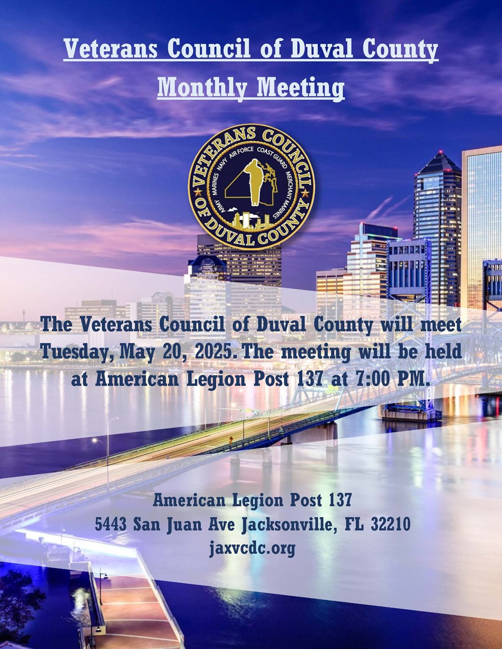 VCDC MONTHLY MEETING