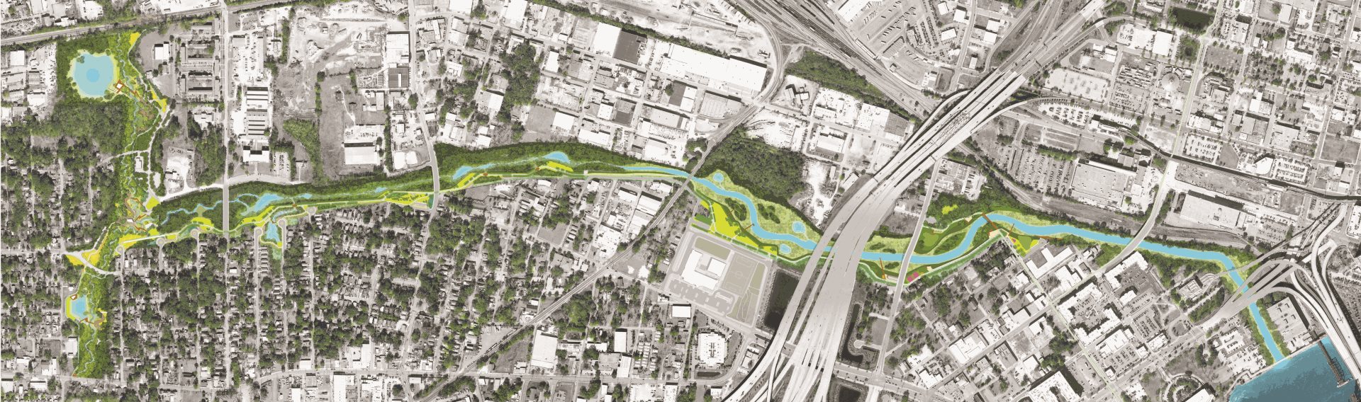 McCoy's Creek Overhead Map