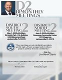 District 2 Bimonthly Meeting  