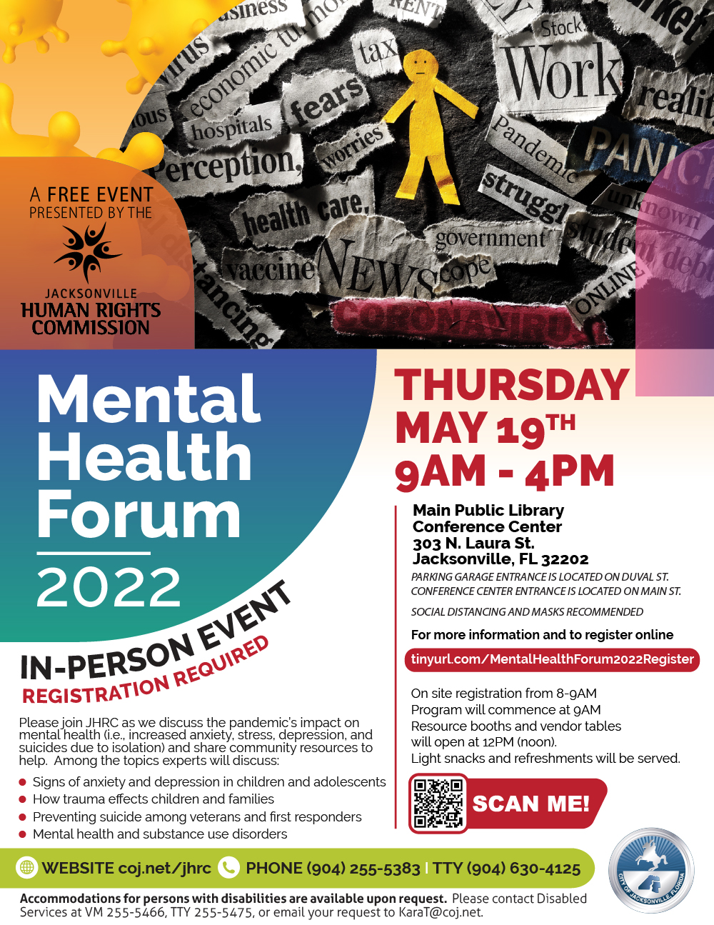 MENTAL HEALTH FORUM 2022 FLYER