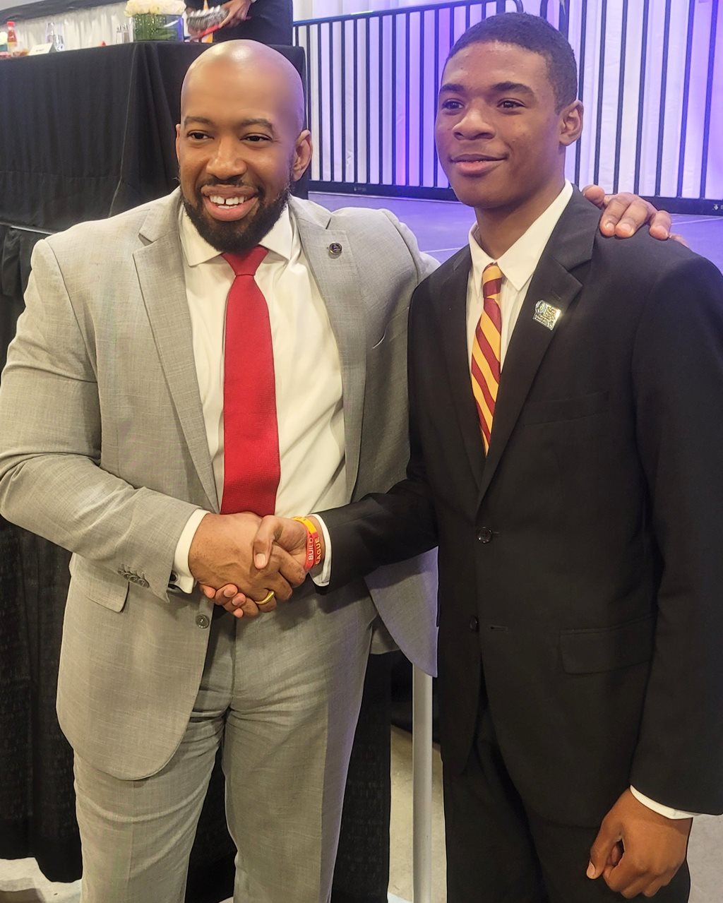 Dr. Johnson with Jordan Batson 