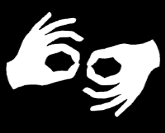 Sign Language image indicating action