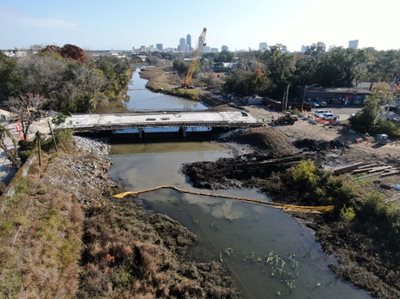December 2025 – Stockton Street Bridge construction