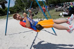 Senior on a Swing