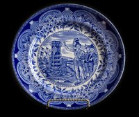 A commemorative plate offered by the Jacksonville Historical Society