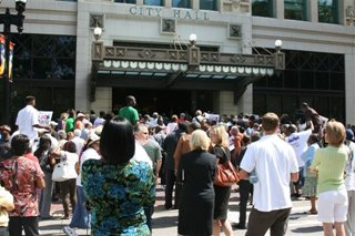 Mayor-elect Alvin Brown's news conference.