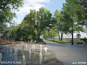 Met Park Tailgate Plaza RENDERING