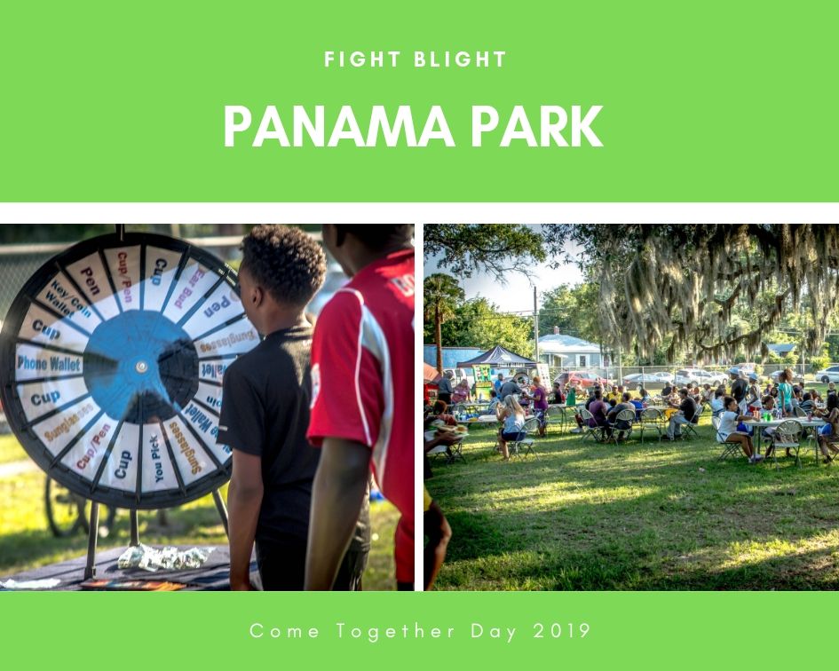 Fight Blight Booth at Panama Park event