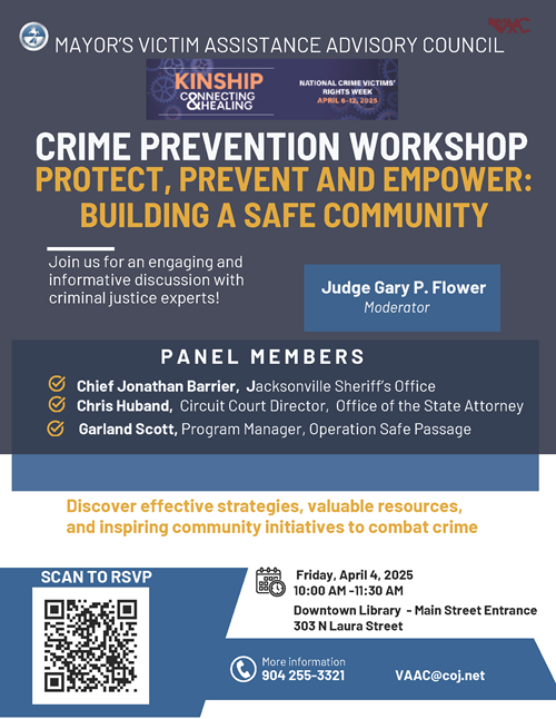 Crime Prevention Workshop Flyer