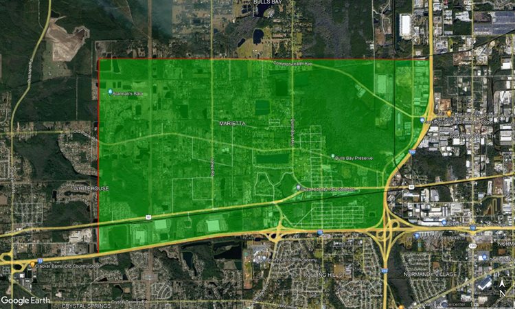 The Thursday mission centers around the Marietta neighborhood between Whitehouse and the 295, and extending north-south between Commonwealth and the I-10.