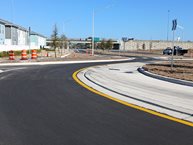 Lonestar road extension - photo of roundabout