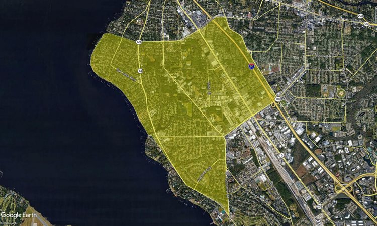 Proposed Treatment Area from the I-94 to the St Johns River, between Emerson st to about Toledo rd