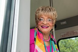 Senior Riding Bus