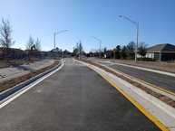 Lonestar road extension - photo of roadway