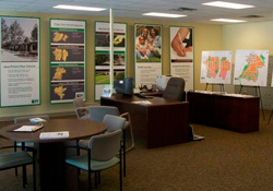 Project New Ground Information Center interior