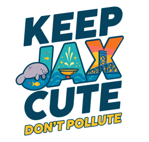 Keep Jax Cute Don't Pollute Logo