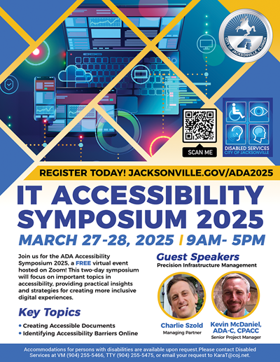 IT Accessibility Symposium 2025 Flyer
