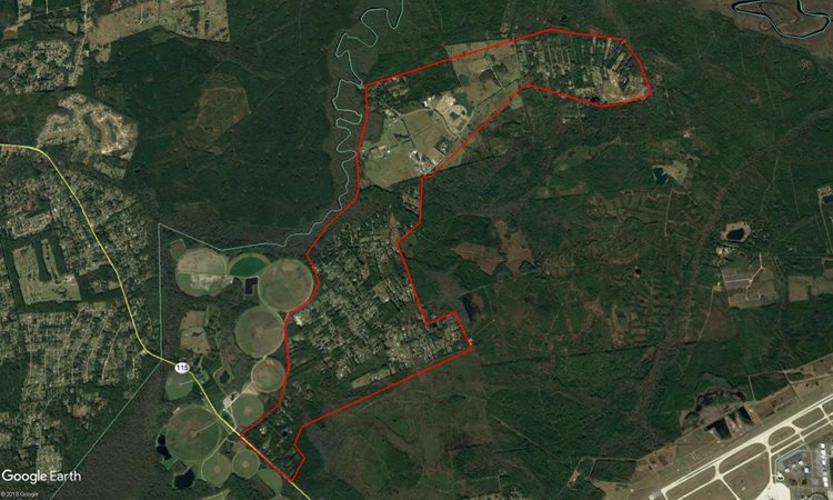 The residential and non-protected forested areas along Lannie rd