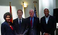 Gwen Yates, Kevin Hyde, Lad Daniels, and Arthur Graham