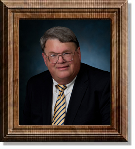 Framed Portrait of Council Member Robin Lumb, At-Large Group 5.