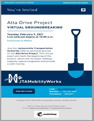 Alta Drive Project Virtual Groundbreaking