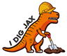 I Dig Jax Rexie Sticker