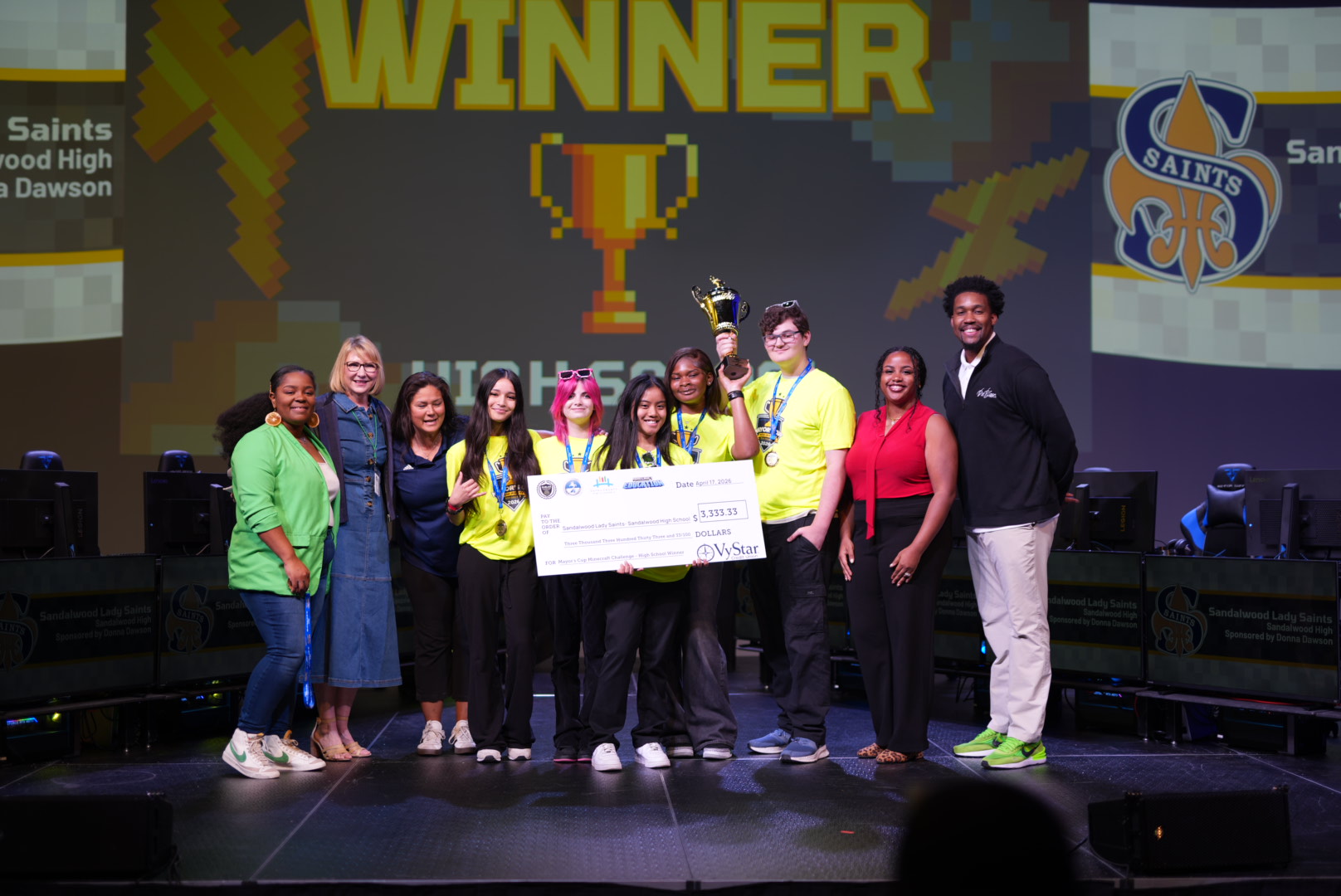 photo of high school mayors cup winners Sandalwood High: Sandalwood Lady Saints