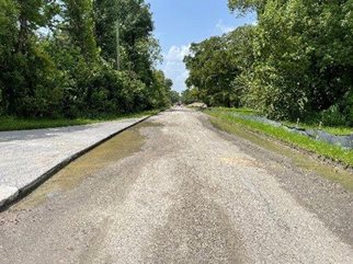 empty paved street
