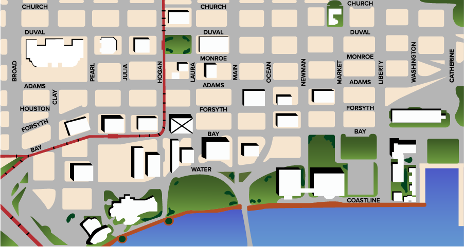 Downtown Parking Map