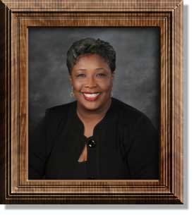 Framed photo of Council Member Denise Lee, District 8