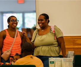 adults laughing