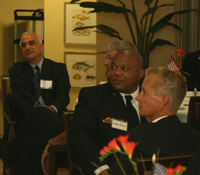 Sleiman seated