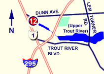 Map to Dinsmore Boat Landing Map to Dinsmore Boat Landing