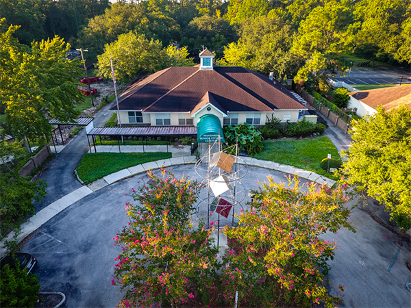 Aerial view of Mandarin Senior Center