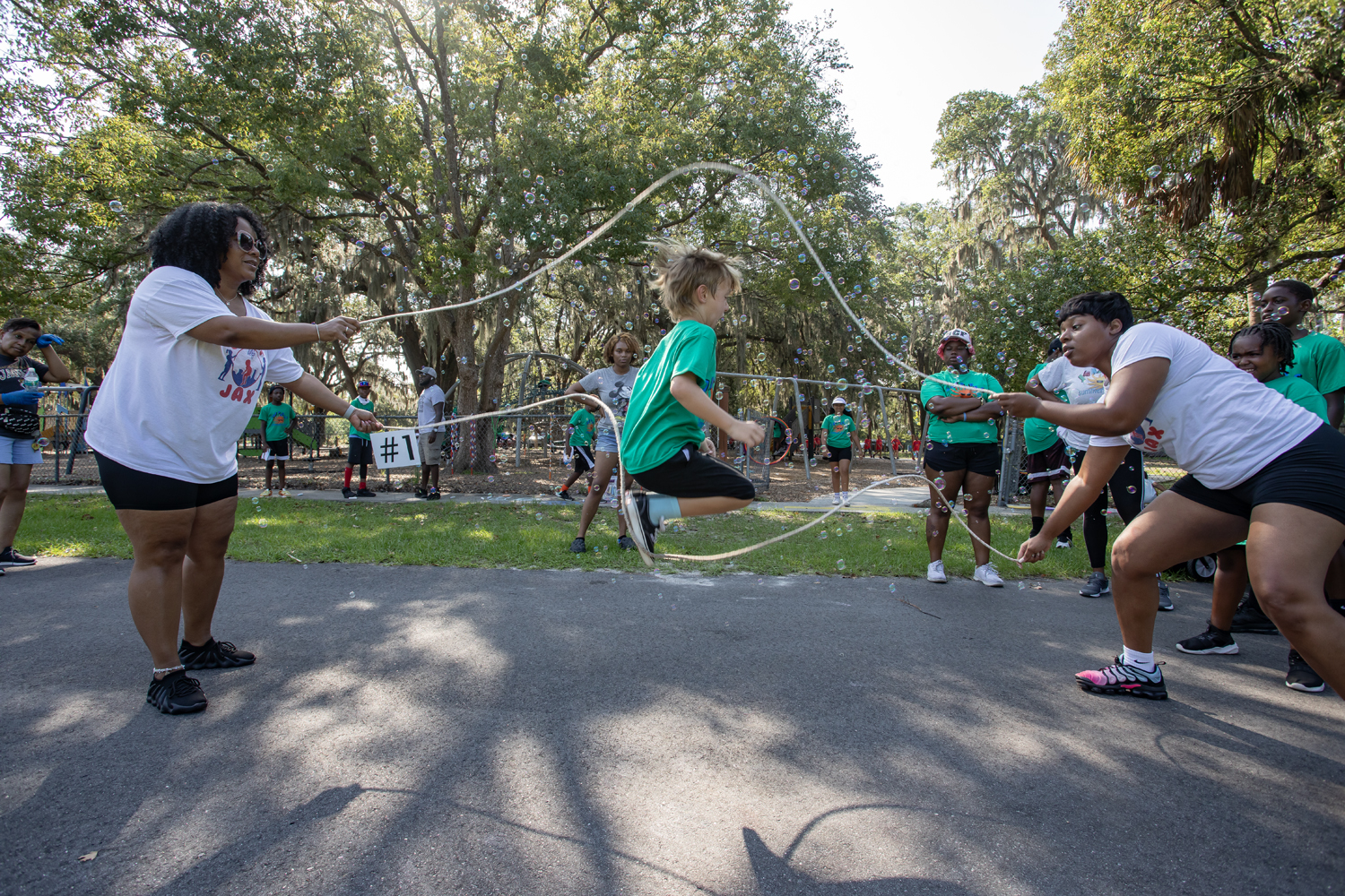 double Dutch activity at Field Day